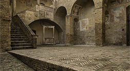 Courtyard at San Gimignano